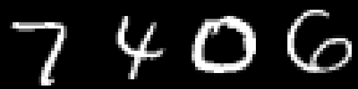 Examples from MNIST